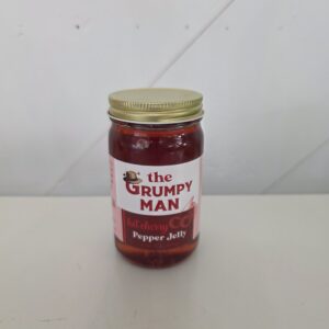 The Grumpy Man 10oz hot cherry pepper jelly