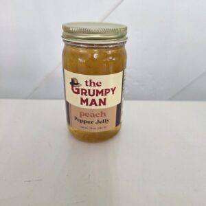 The Grumpy Man peach pepper jelly 10oz