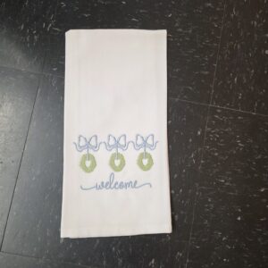 Welcome tea towel